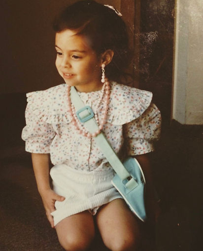 Daniela as a child